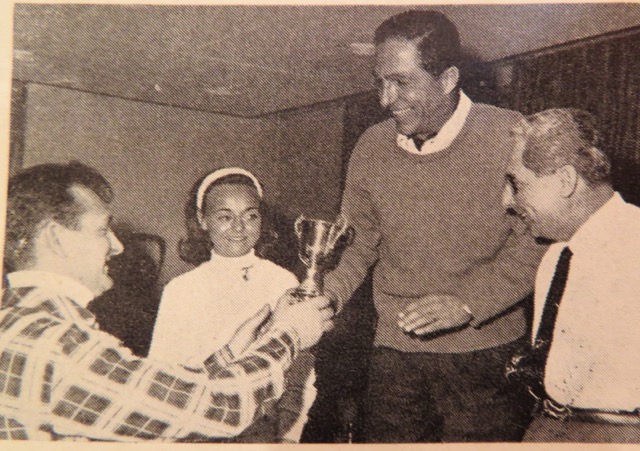 Marelli premia Niccolai (Sciopoli Ortisei 1966)
